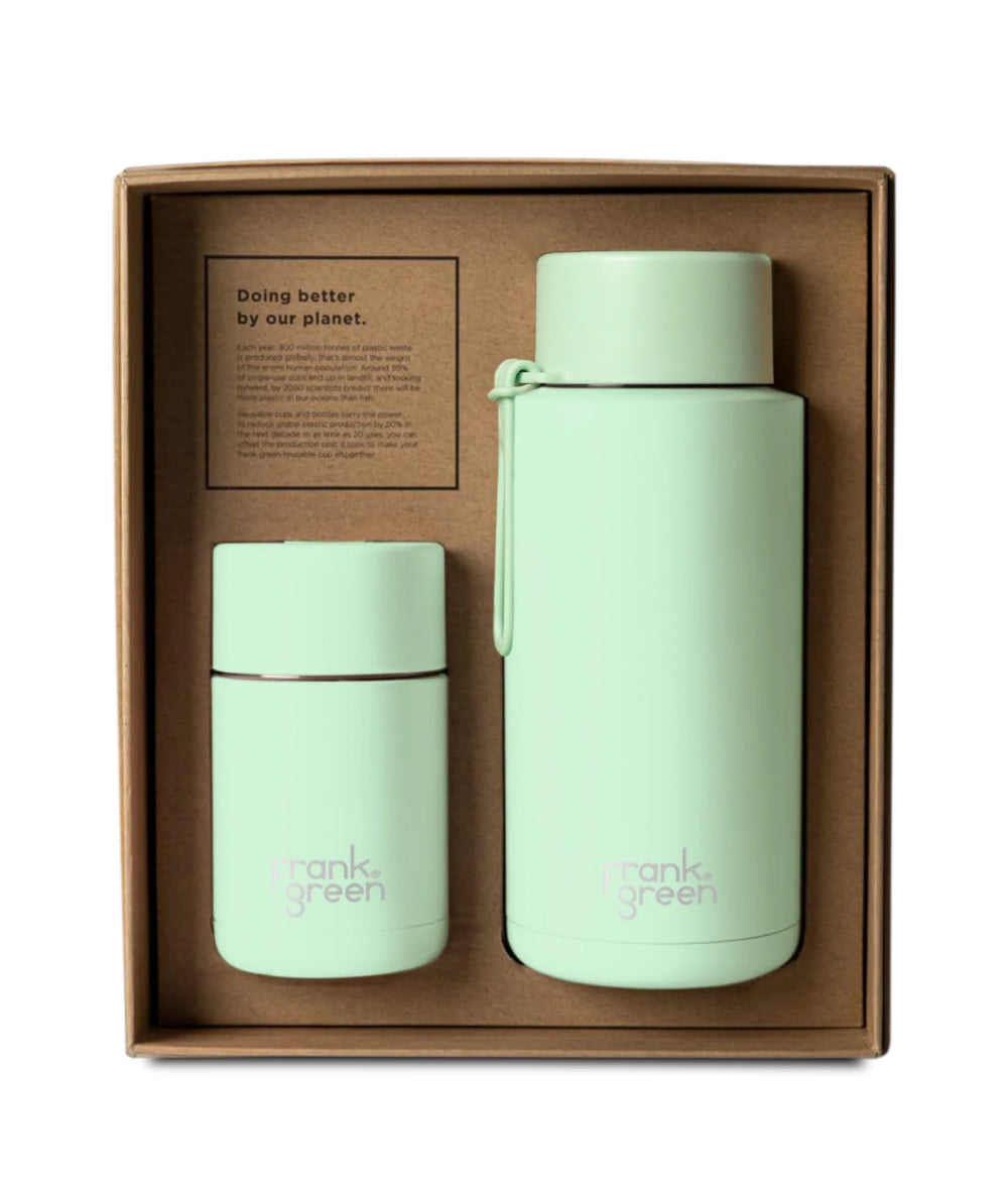 Dark Gray frank green™ Essentials Gift Set - Large Mint Gelato / Ceramic Frank Green