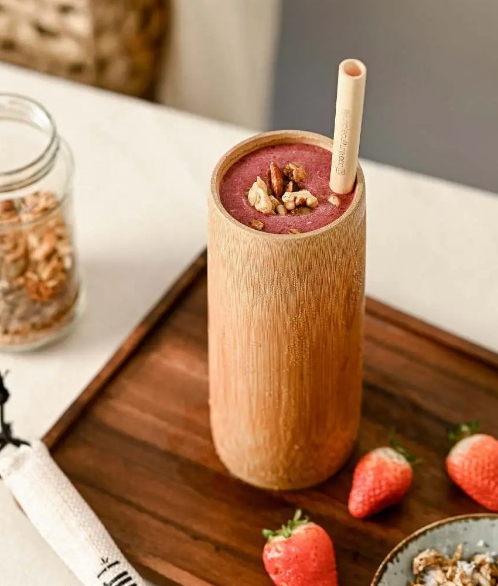 Sienna Natural Bamboo Drinking Cup Jungle Culture