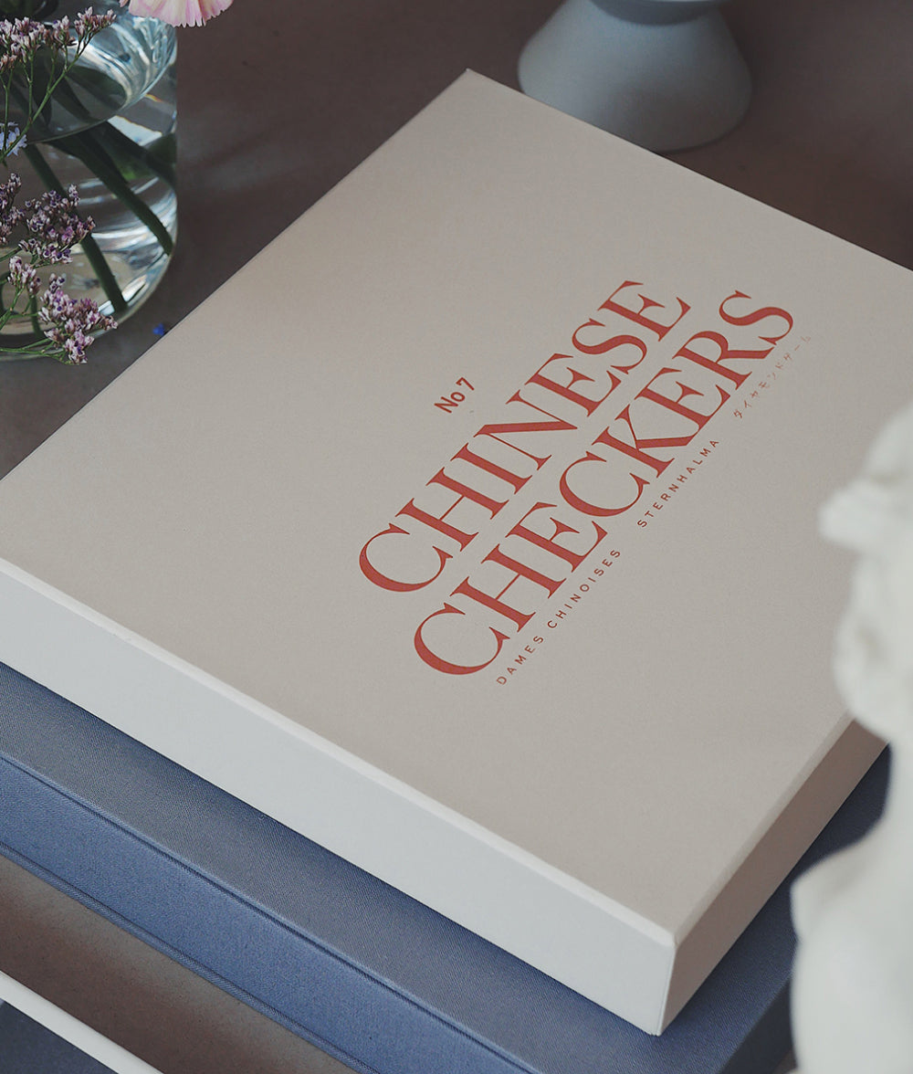 Dark Gray Classic Games Chinese Checkers Printworks