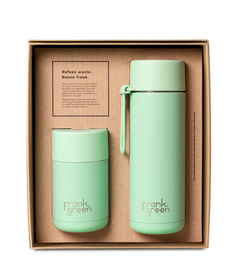 Rosy Brown frank green™ Essentials Gift Set Mint Gelato / Ceramic Frank Green