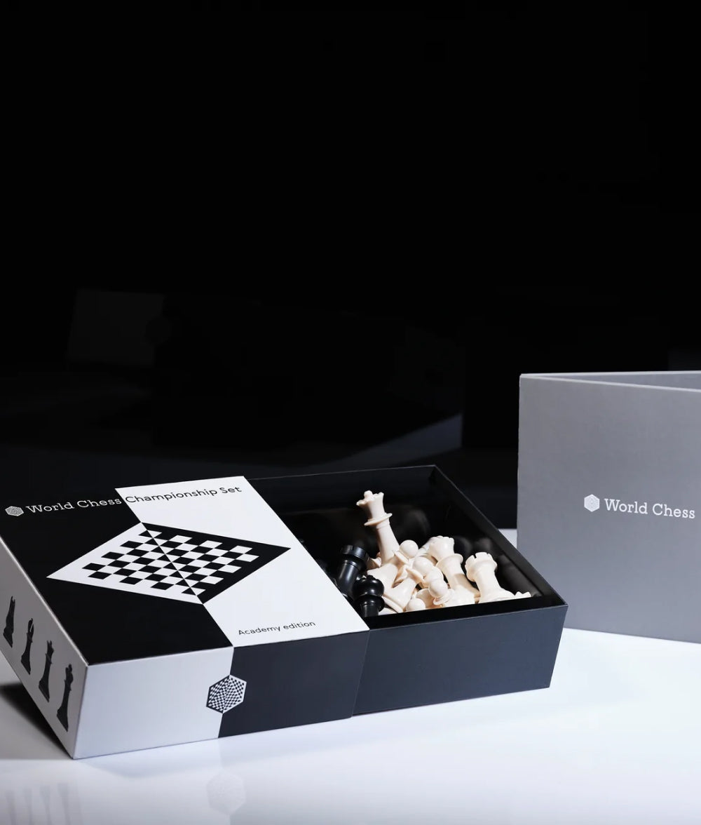 Black World Chess Championship Set (Academy Edition) World Chess