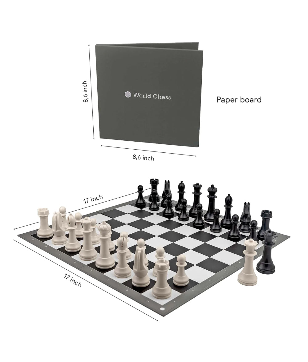 Dark Slate Gray World Chess Championship Set (Academy Edition) World Chess