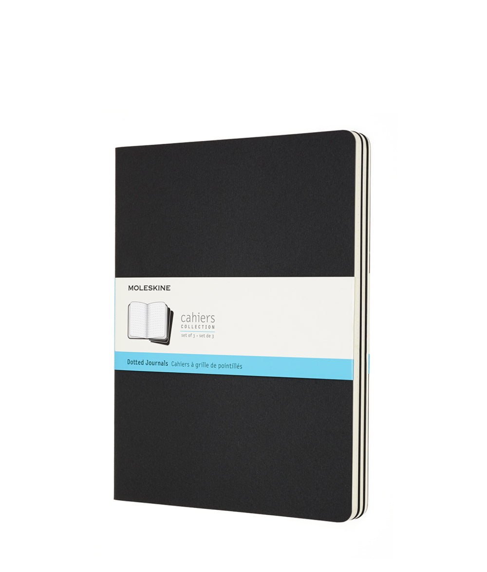 Beige Extra Large Cahier Notebook - Set of 3 Black / Dotted / Extra Large Moleskine