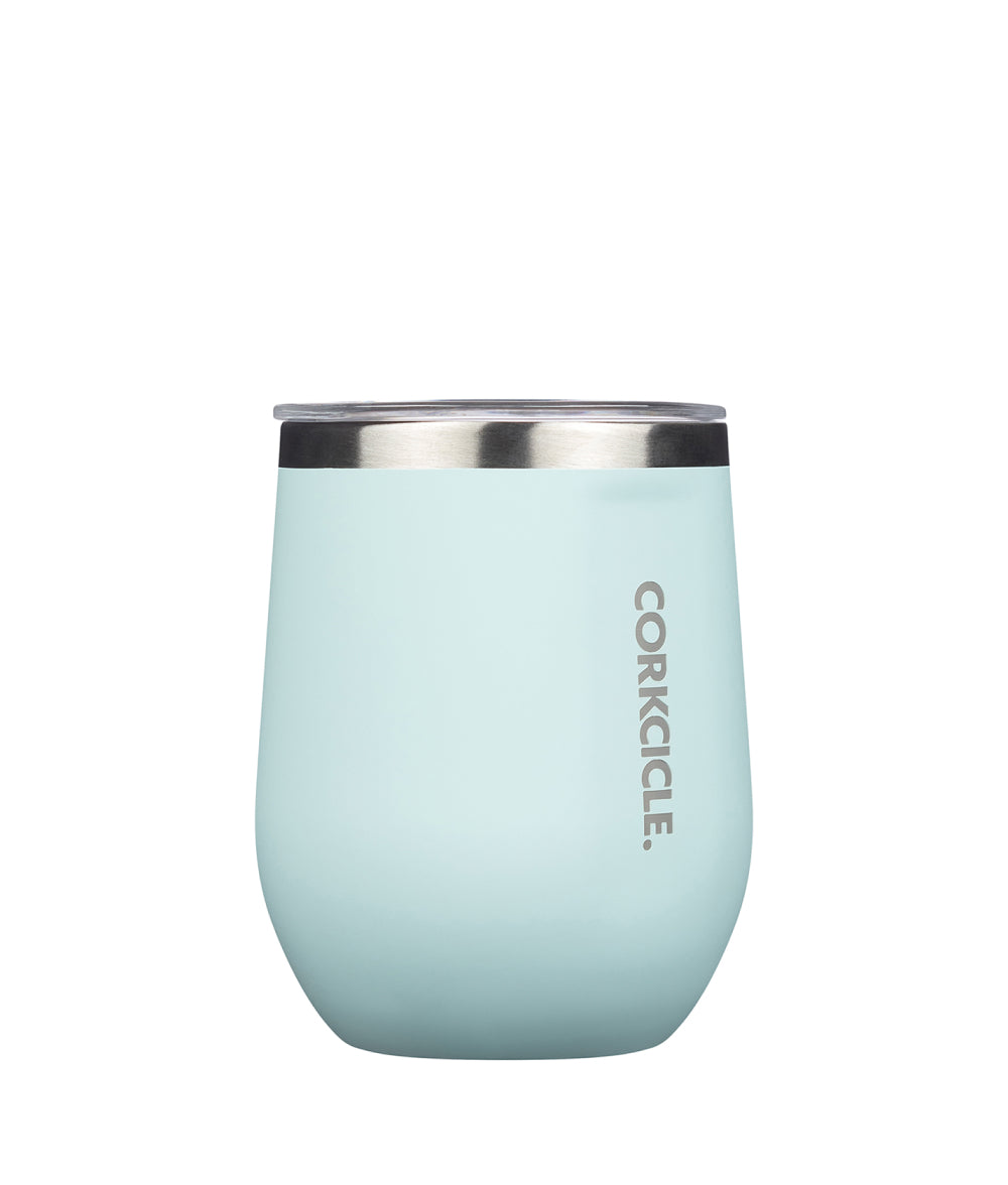 Light Gray Corkcicle™ Classic Stemless Insulated Wine Tumbler Powder Blue Corkcicle