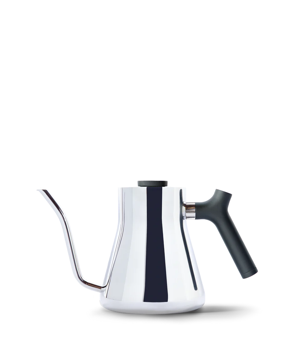 Dark Slate Gray Stagg Pour-Over Kettle Polished Steel Fellow