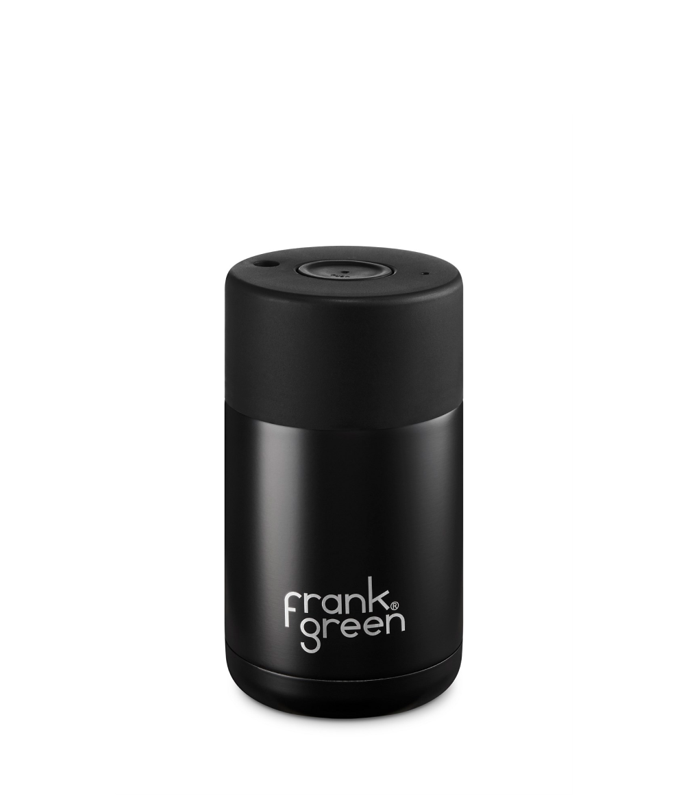 Black frank green™ Regular Ceramic Reusable Cup Black Frank Green
