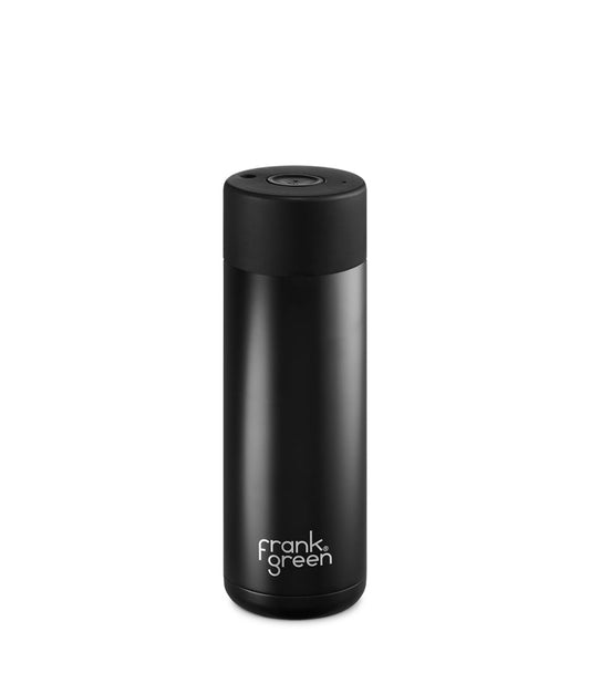Dark Slate Gray frank green™ Large (16 oz) Ceramic Reusable Coffee Cup Black Frank Green