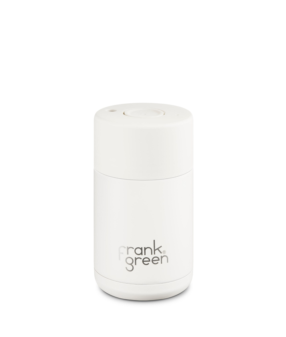 White Smoke frank green™ Regular Ceramic Reusable Cup Cloud Frank Green