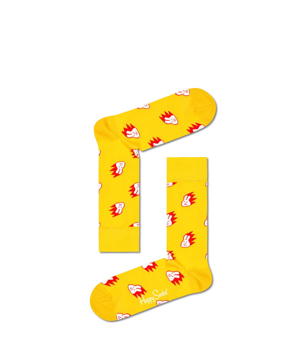 Gold Happy Socks - Multicolour Mid Socks Bunny 41-46,Bunny 36-40 Happy Socks