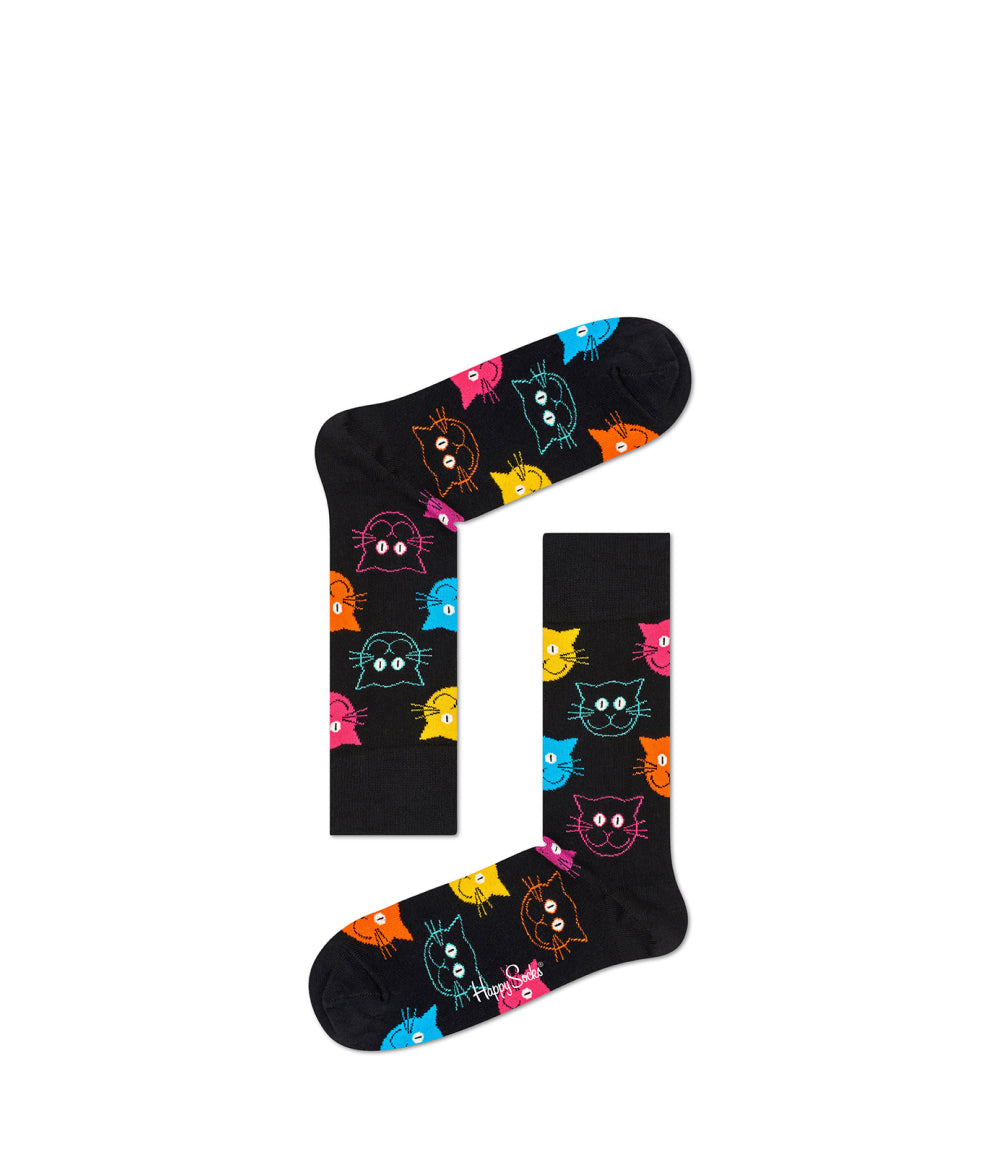 Black Happy Socks - Multicolour Mid Socks Cat 41-46,Cat 36-40 Happy Socks