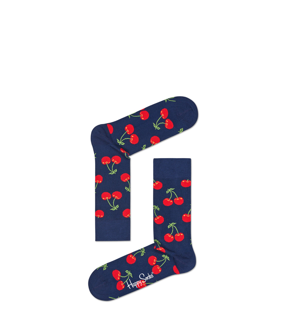 Dark Slate Gray Happy Socks - Multicolour Mid Socks Cherry Blue 41-46,Cherry Blue 36-40 Happy Socks