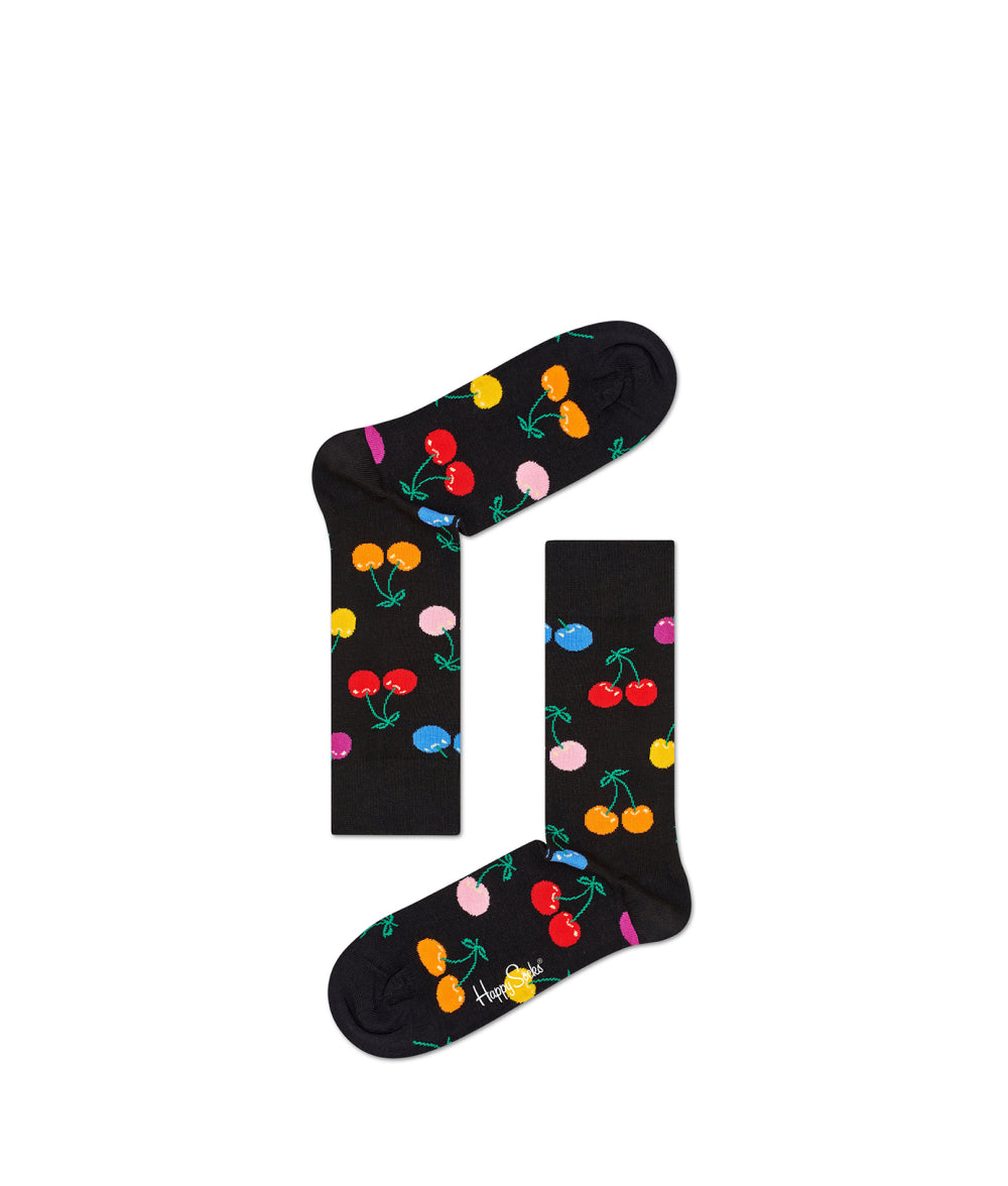 Black Happy Socks - Multicolour Mid Socks Cherry Black 41-46,Cherry Black 36-40 Happy Socks