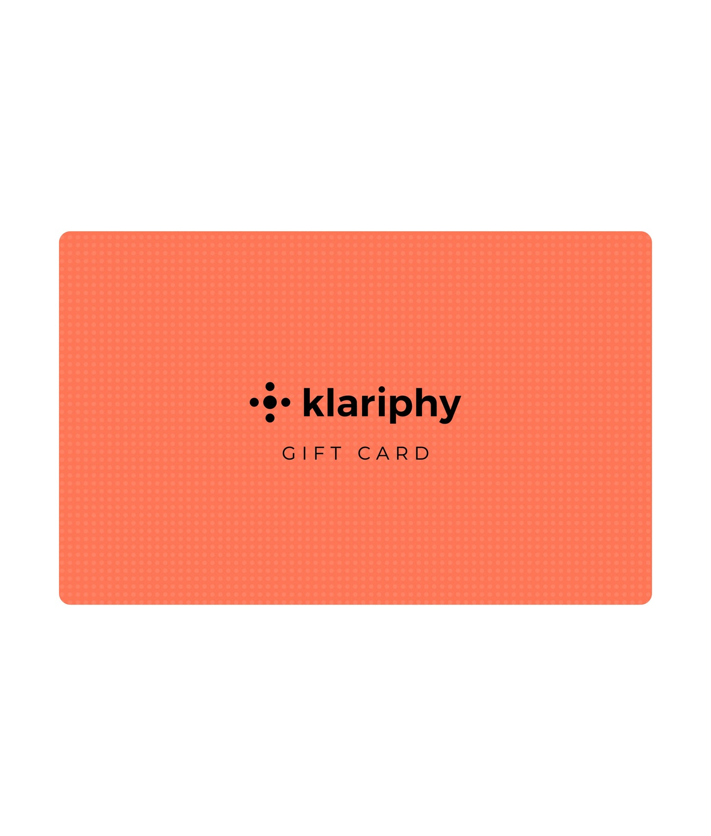 Coral Klariphy Gift Card $100.00 Klariphy