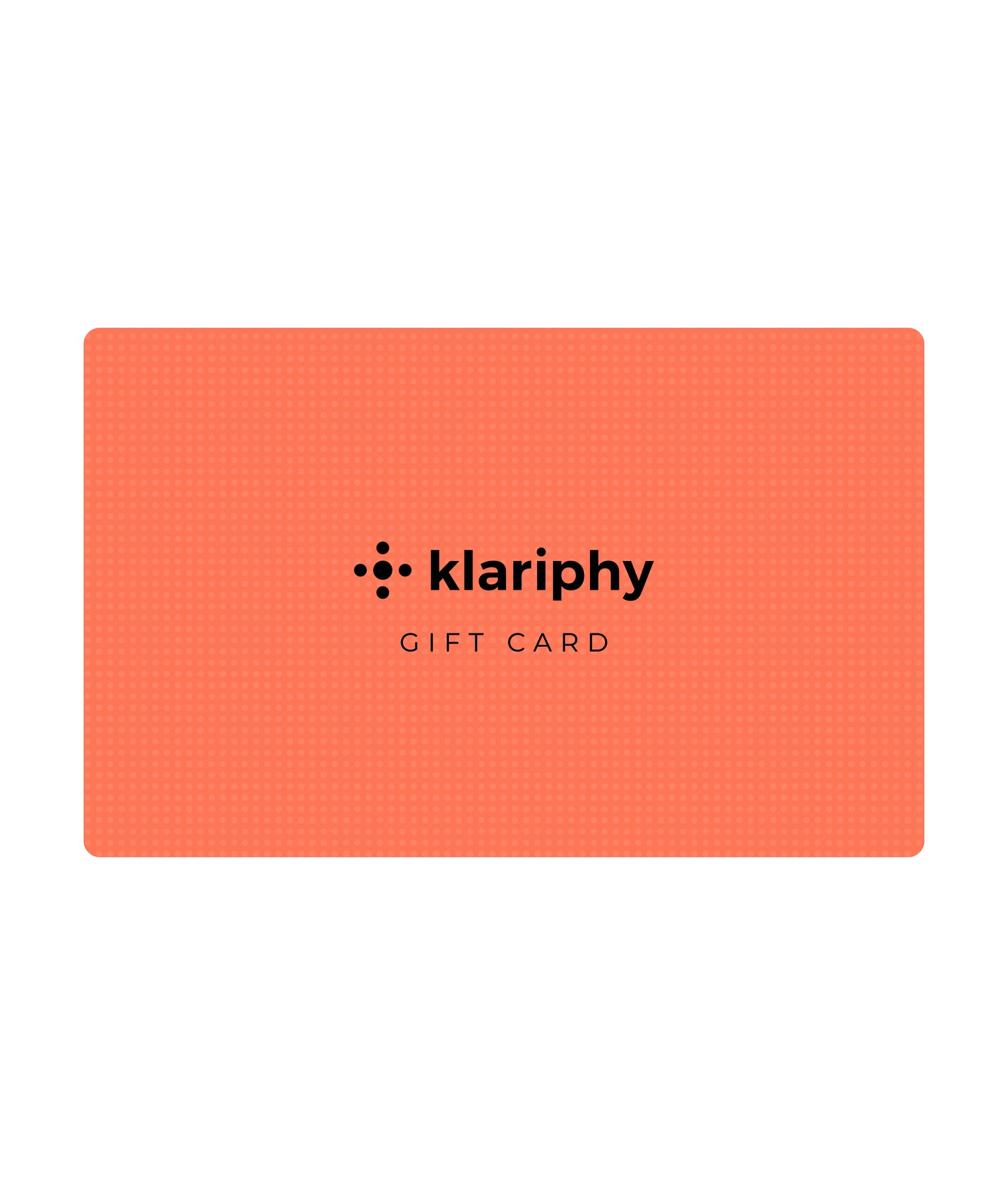 Coral Klariphy Gift Card $100.00 Klariphy
