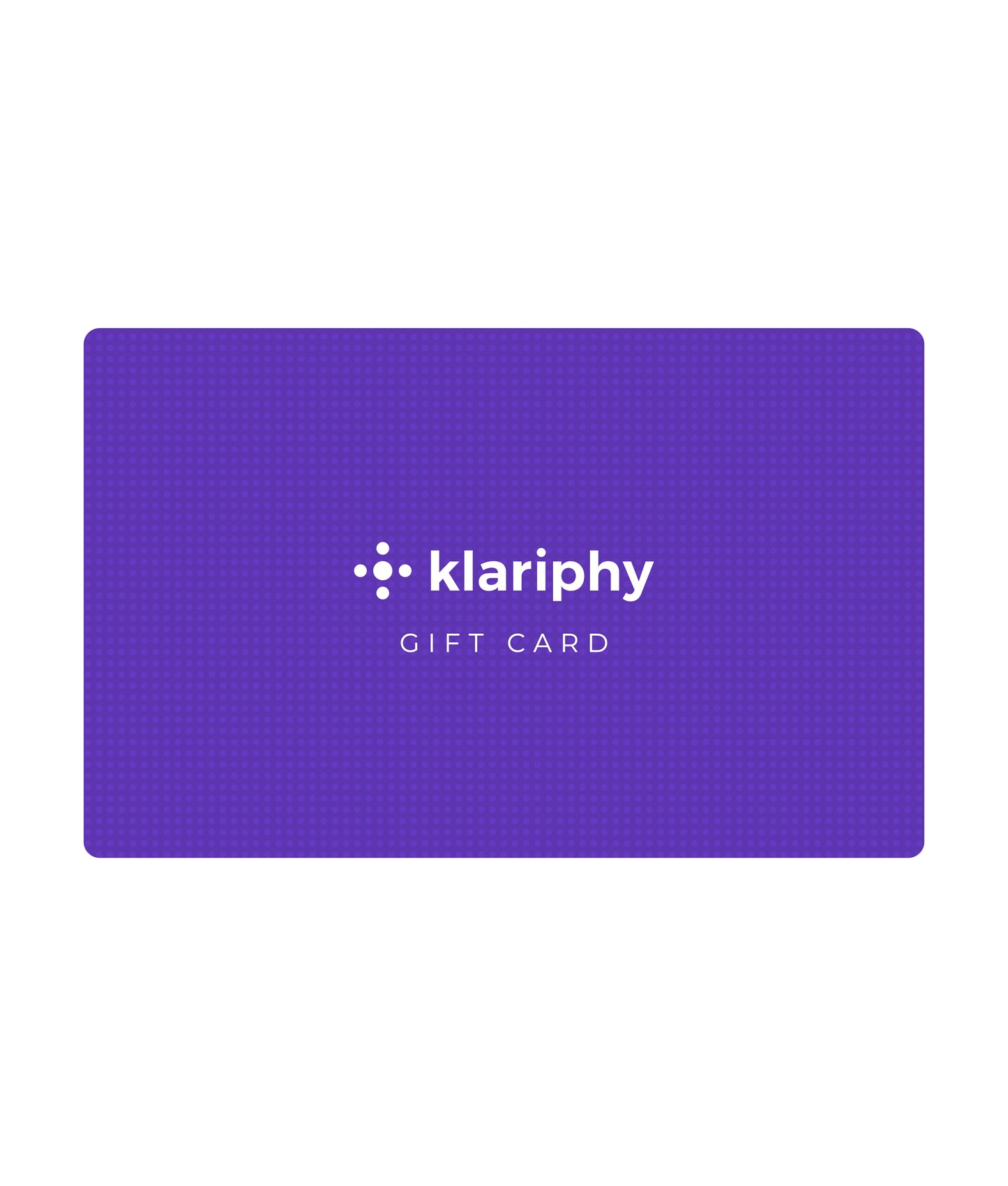 Slate Blue Klariphy Gift Card $50.00 Klariphy
