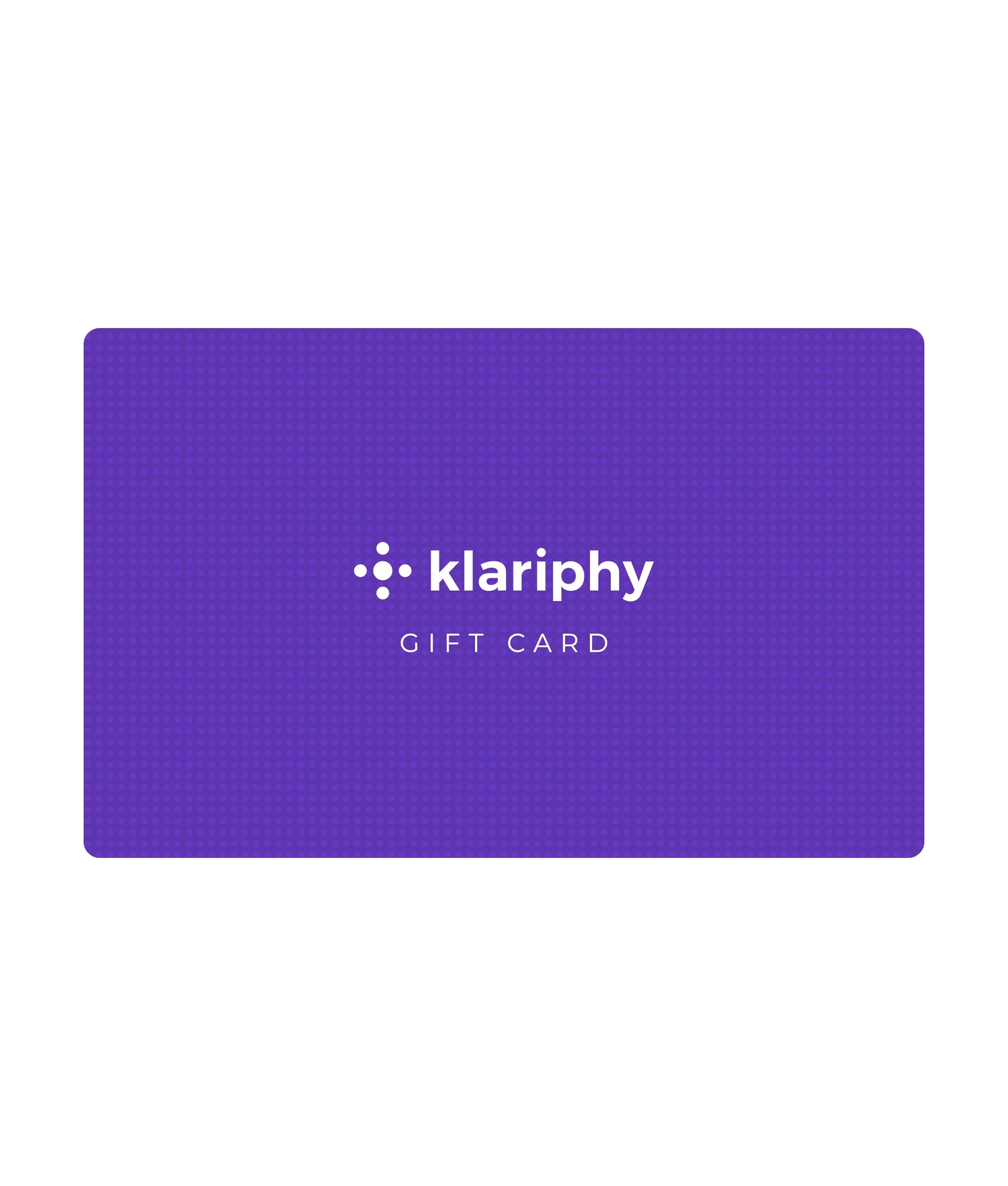 Slate Blue Klariphy Gift Card $50.00 Klariphy
