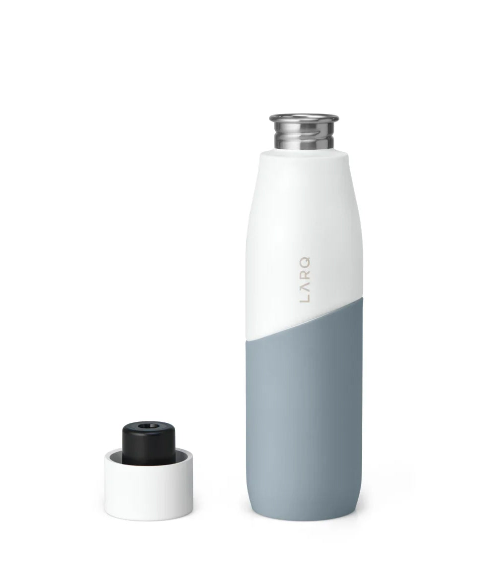 Light Gray LARQ Bottle Movement PureVis™ 710 mL / Black / Onyx,710 mL / White / Pebble,946 mL / Black / Onyx LARQ
