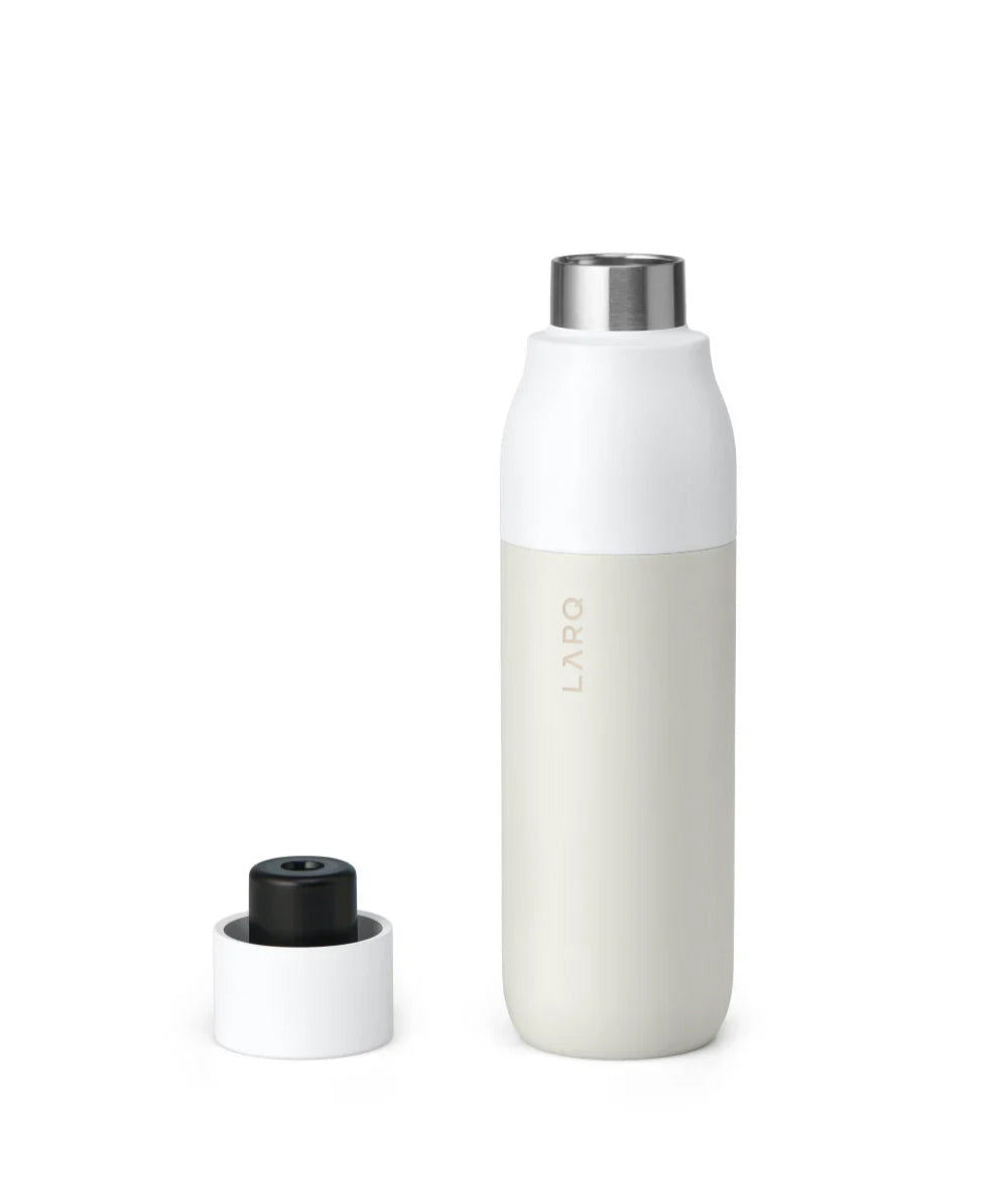 LARQ Self Cleaning Water Bottle 17 oz. Granite White