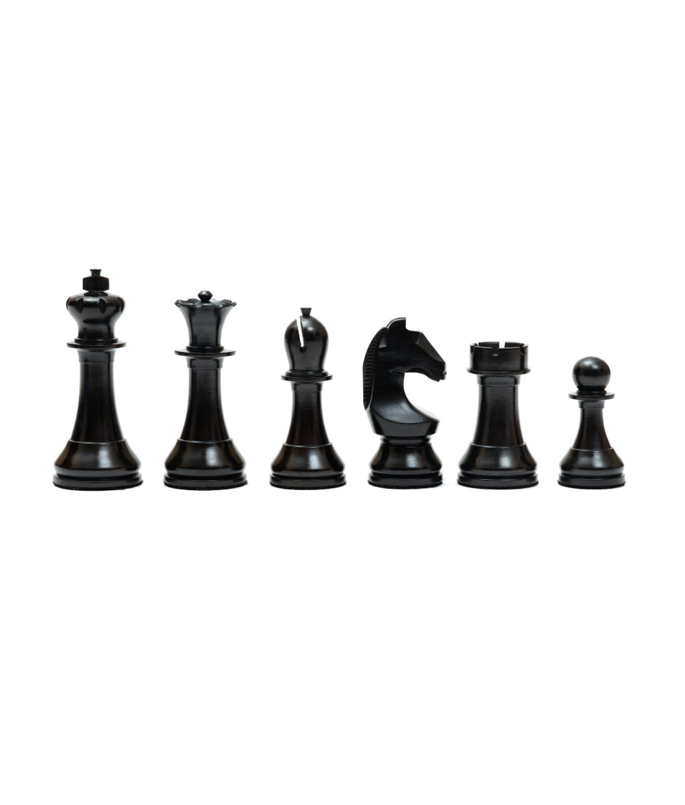 Black World Chess Cabinet (Board & Chess Pieces) World Chess