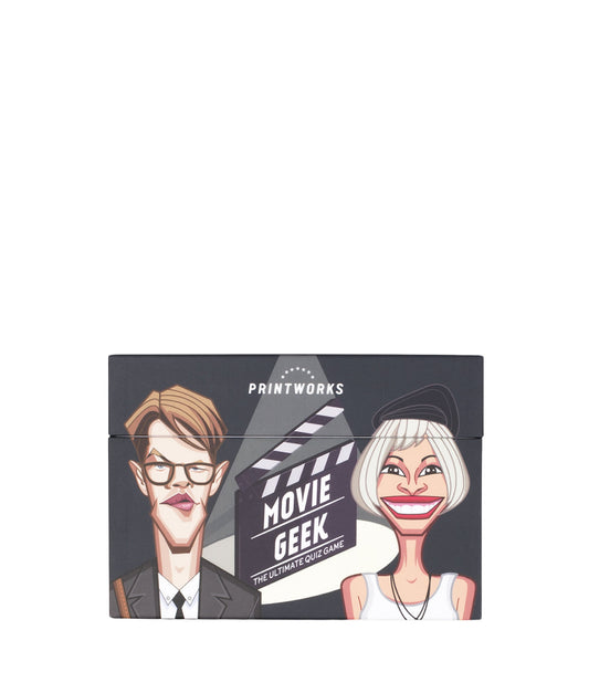 Dim Gray Printworks Movie Geek Trivia Card Game Printworks