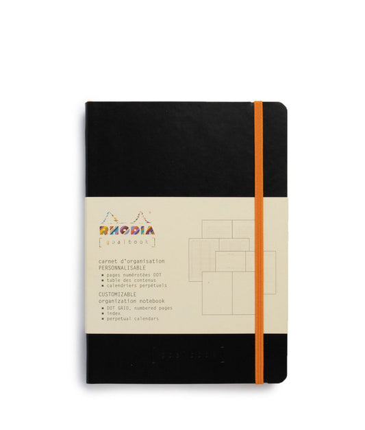 Light Gray Rhodia Goal Book Softcover / Dot Grid / Black Rhodia