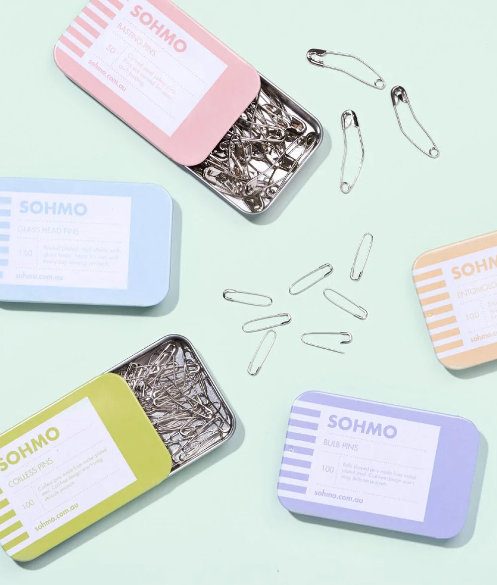 Lavender Coilless Pins SOHMO