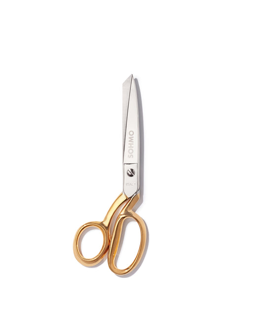 Light Gray Tailoring Shears - 8" Left Handed - Gold SOHMO